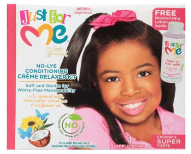 JUST FOR ME No-Lye Conditioning Creme Relaxer Kit sareya beauty supply store